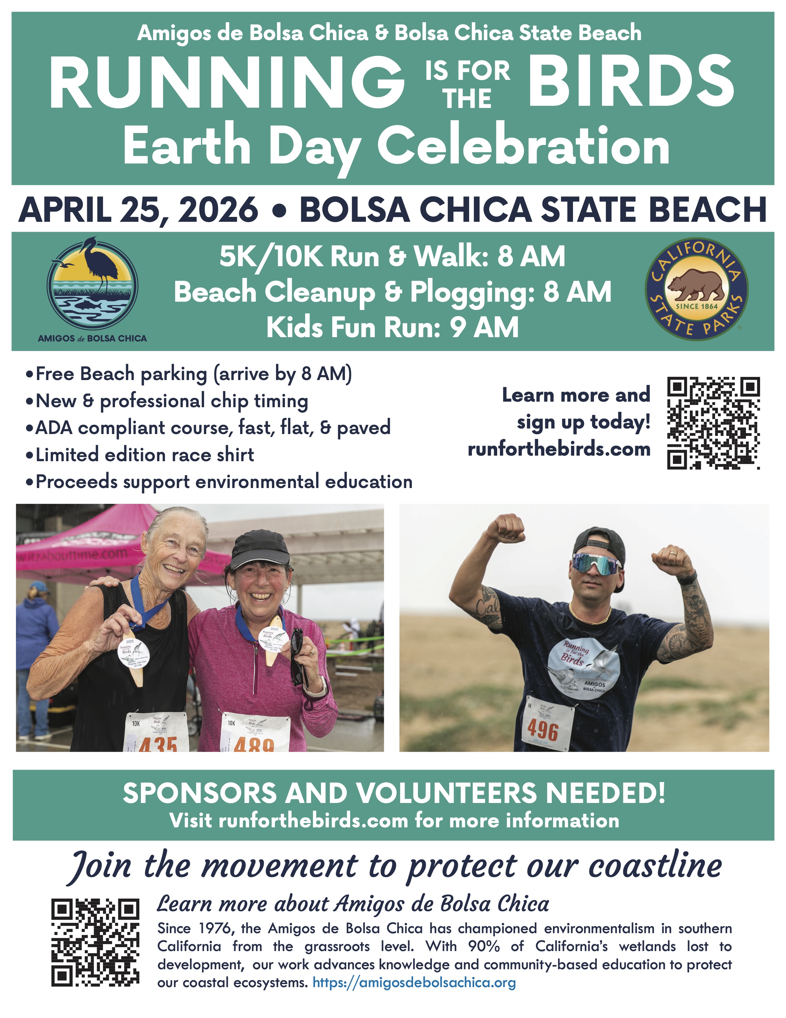 2026 Running is for the Birds FLyer